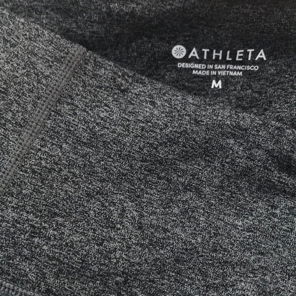 Athleta Salutation 7/8 Tight Black Heather 2 med